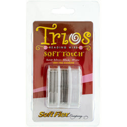 Trios .010 Dia. 10 Ft. Each Soft Touch Satin Silver, Black,