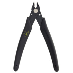 Cutters -Xuron® Micro-Shear® Flush Cutter- Angled Head, Tapered Tip, ESD Safe Grips (420TAS)