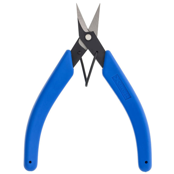 Scissors - Xuron® High Durability Scissors, (Blue or Black Cushion Grip Handles)(no serrations) (9180NS)